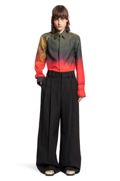 JIL SANDER MAN BLACK TROUSERS