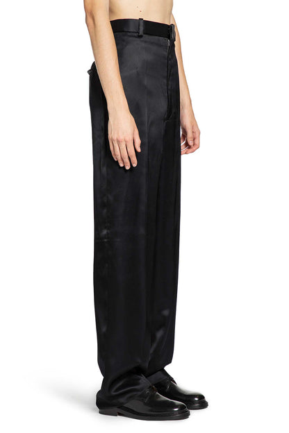 JIL SANDER MAN BLACK TROUSERS