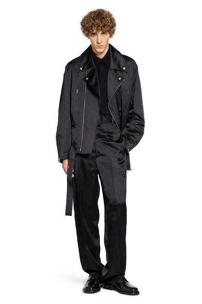JIL SANDER MAN BLACK TROUSERS