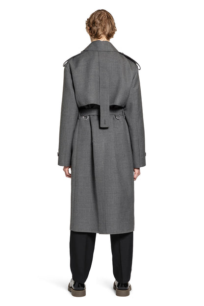 Wool Gabardine Trench Coat