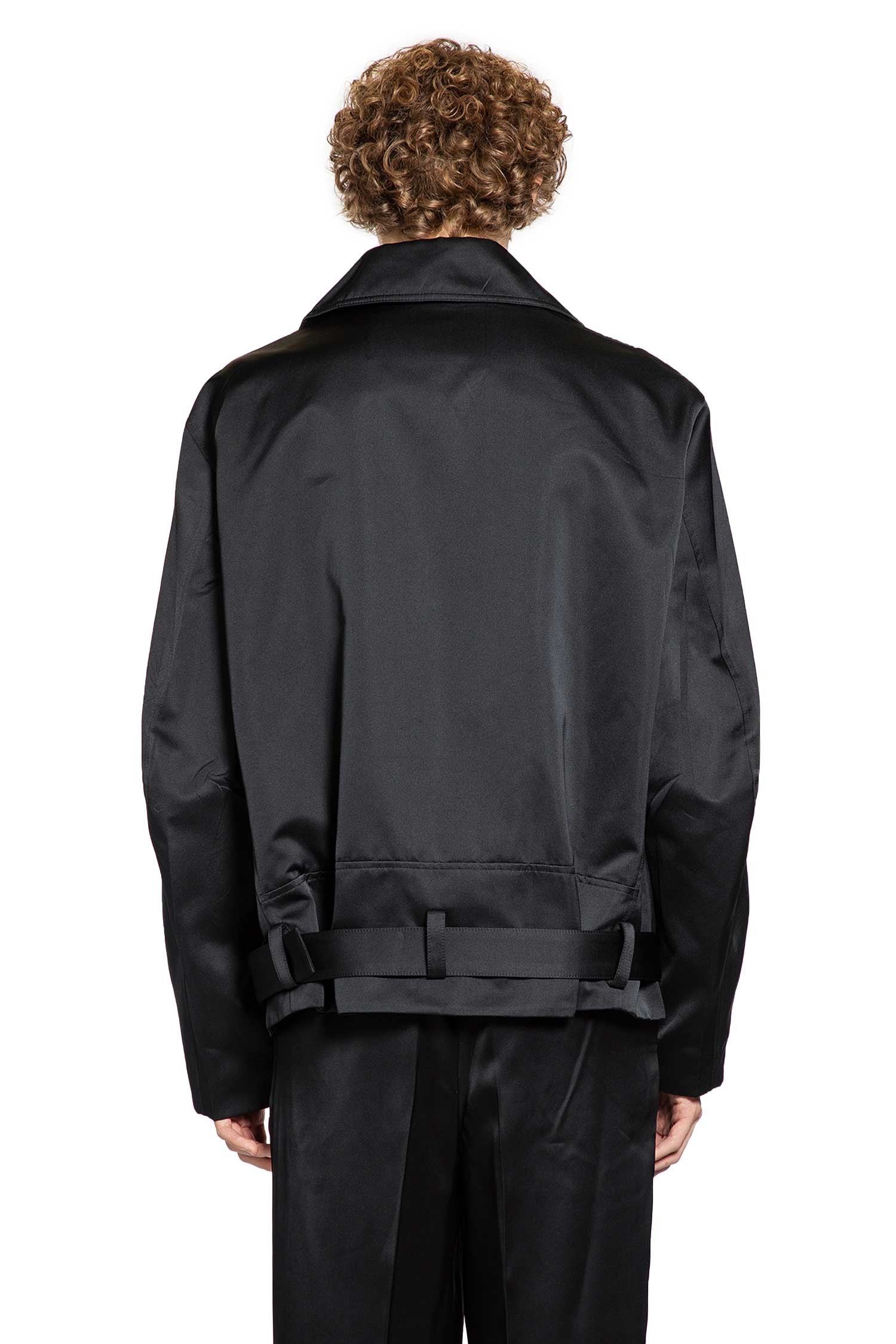 JIL SANDER MAN BLACK JACKETS