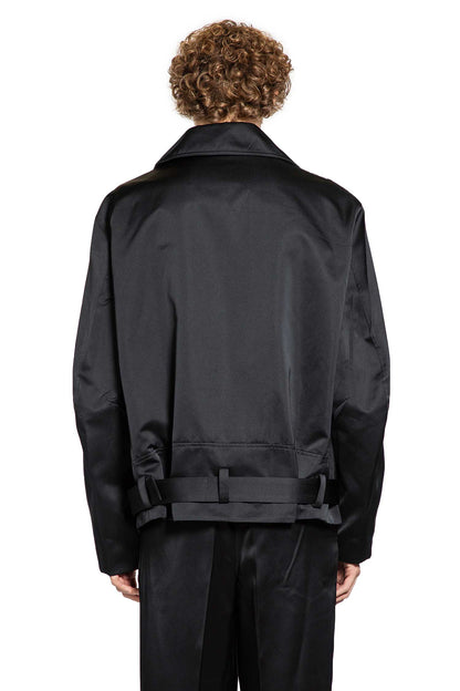 JIL SANDER MAN BLACK JACKETS