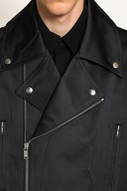 JIL SANDER MAN BLACK JACKETS