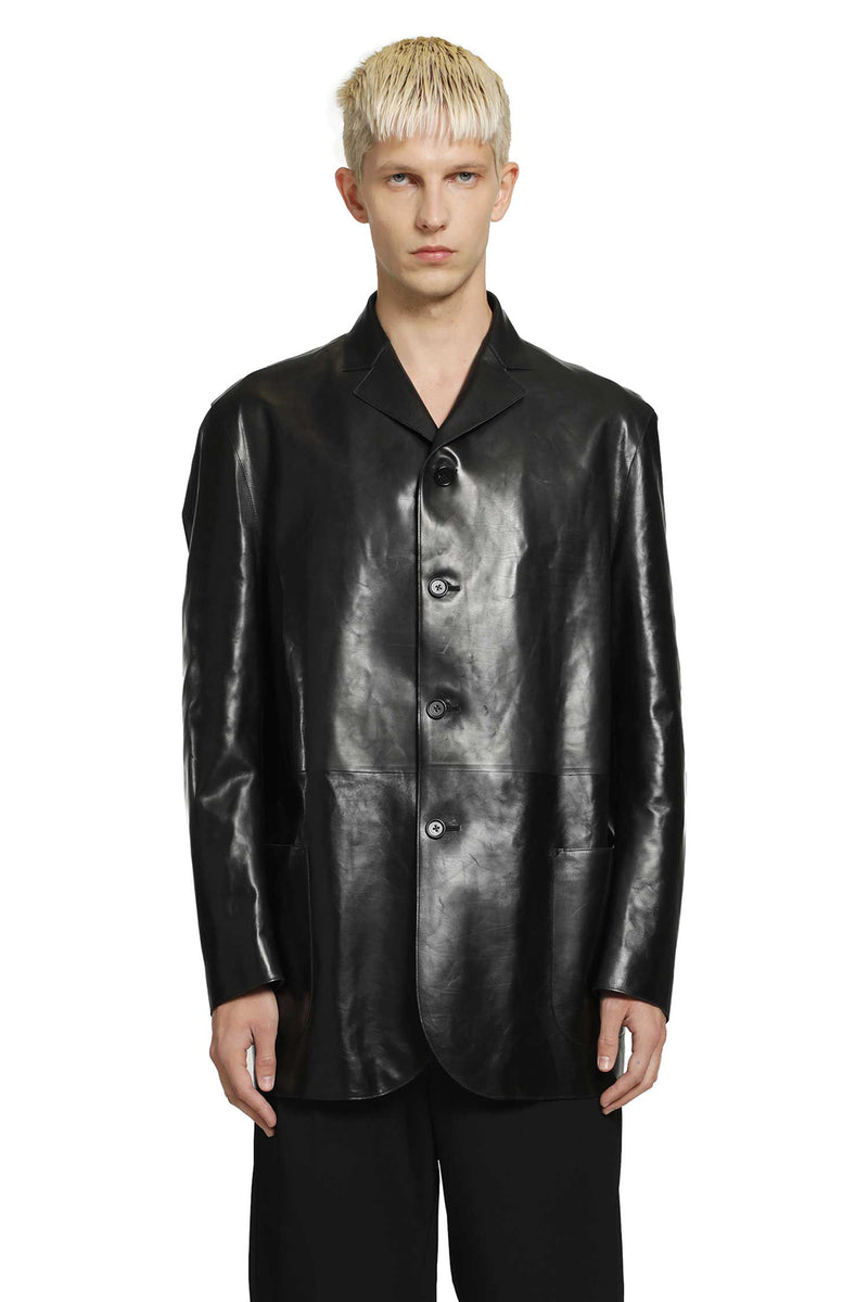 JIL SANDER Soft Leather Jacket man