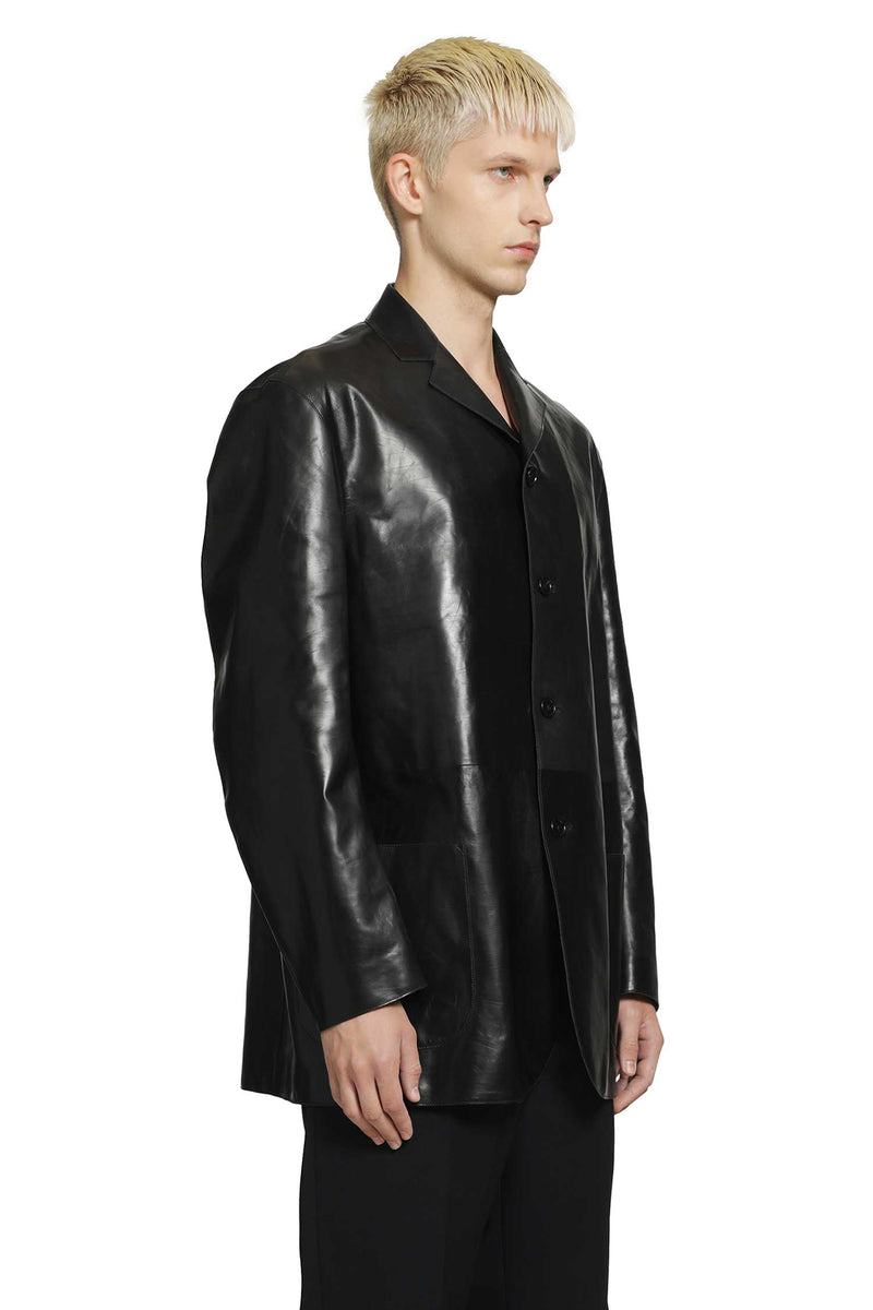 JIL SANDER Soft Leather Jacket man