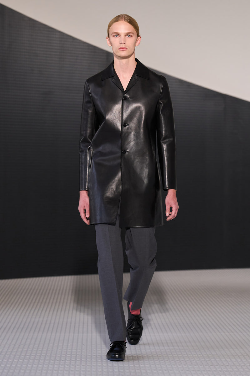 JIL SANDER Soft Leather Jacket man