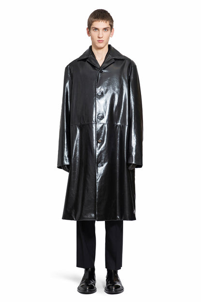 JIL SANDER MAN BLACK COATS