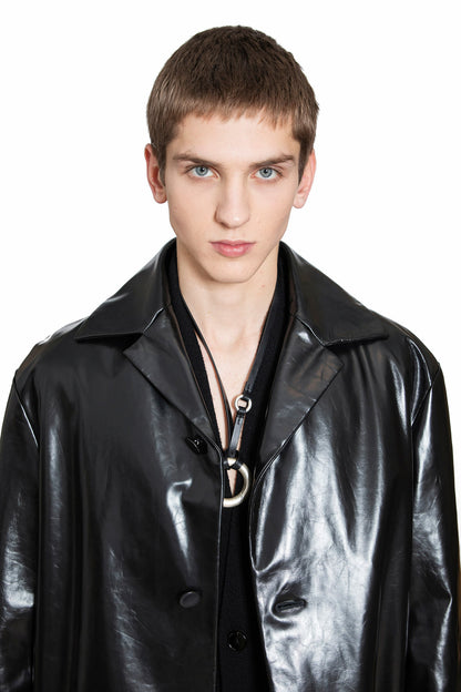 JIL SANDER MAN BLACK COATS