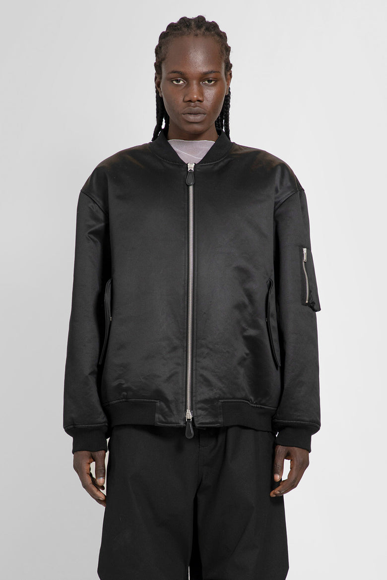 JIL SANDER MAN BLACK JACKETS