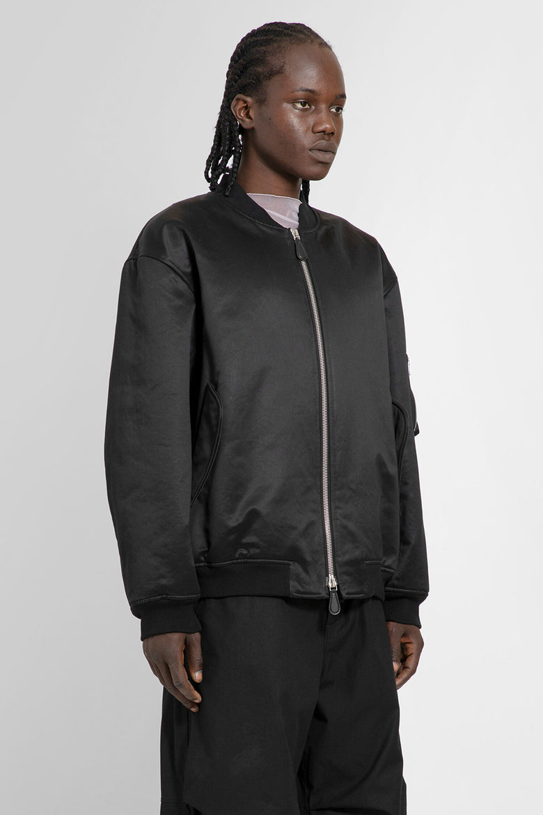 JIL SANDER MAN BLACK JACKETS