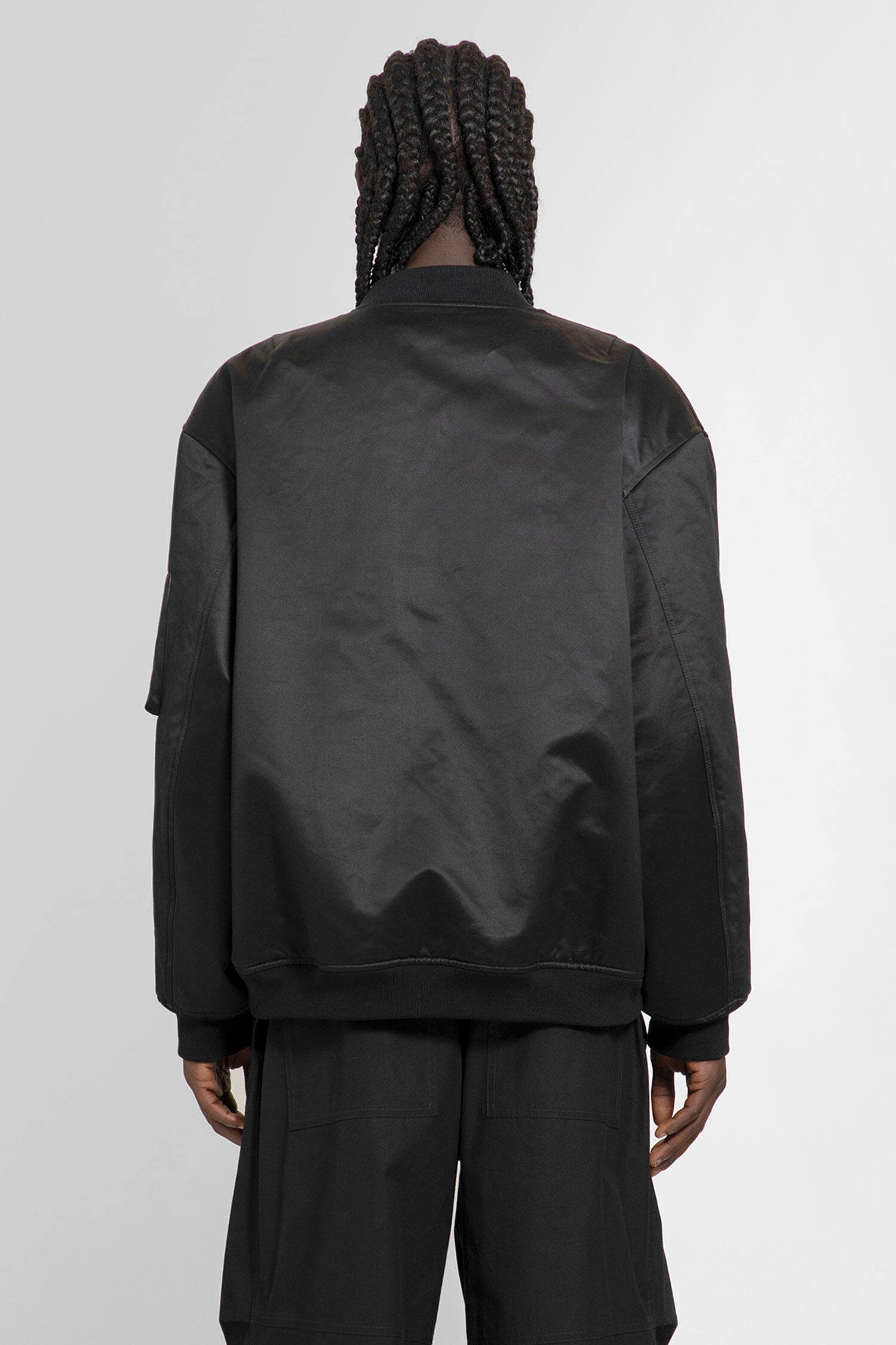 JIL SANDER MAN BLACK JACKETS