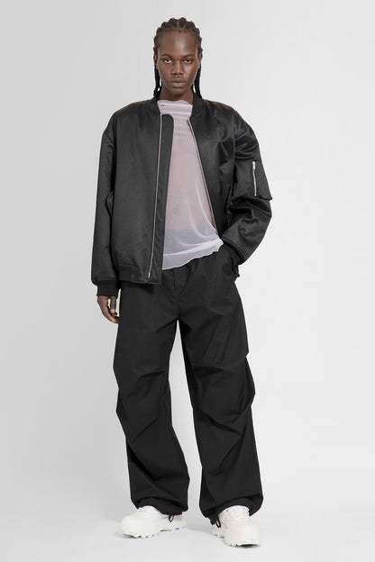 JIL SANDER MAN BLACK JACKETS