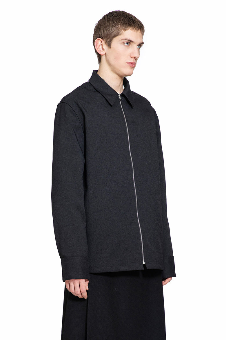 JIL SANDER MAN BLACK JACKETS