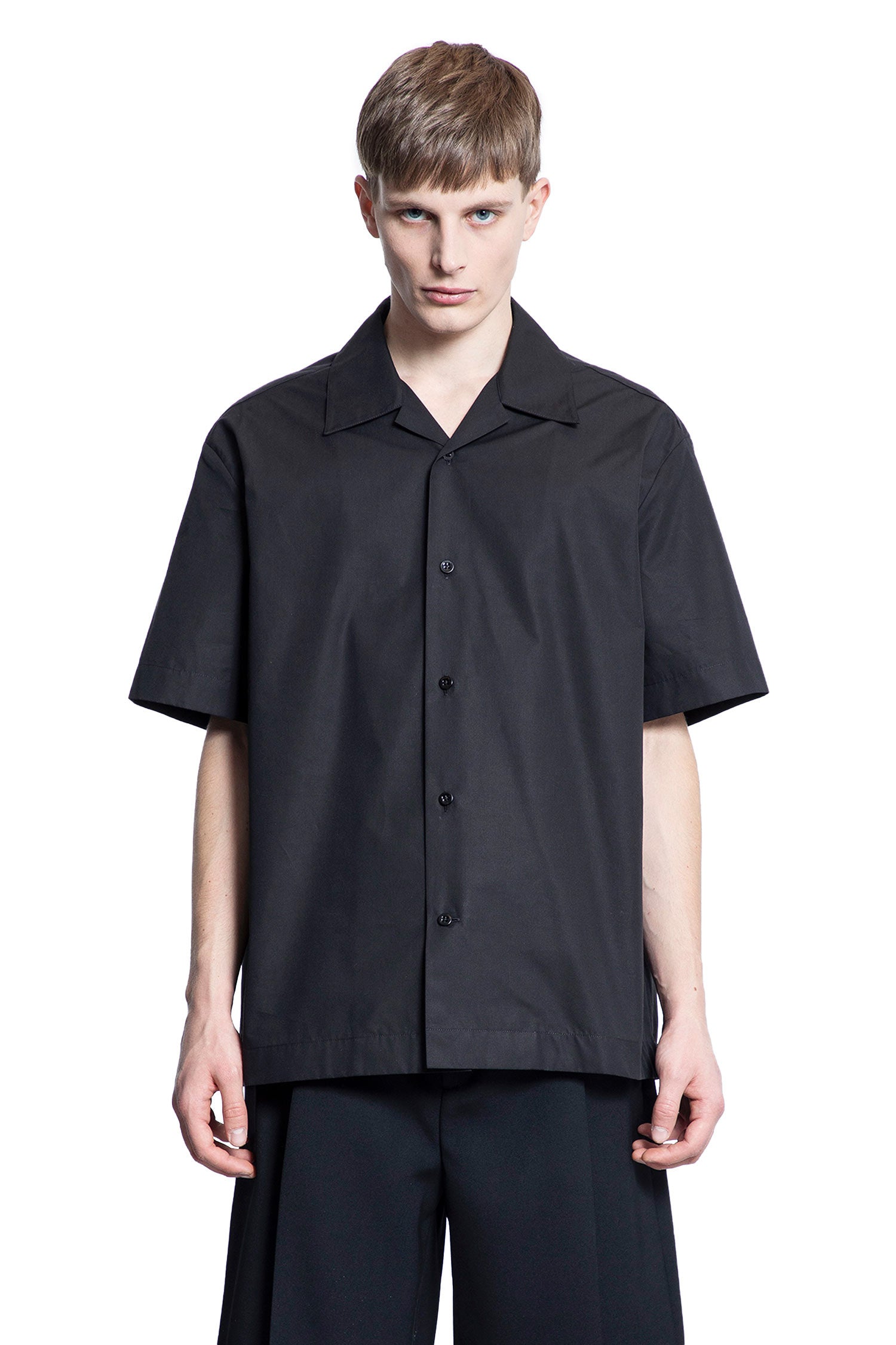 JIL SANDER MAN BLACK SHIRTS