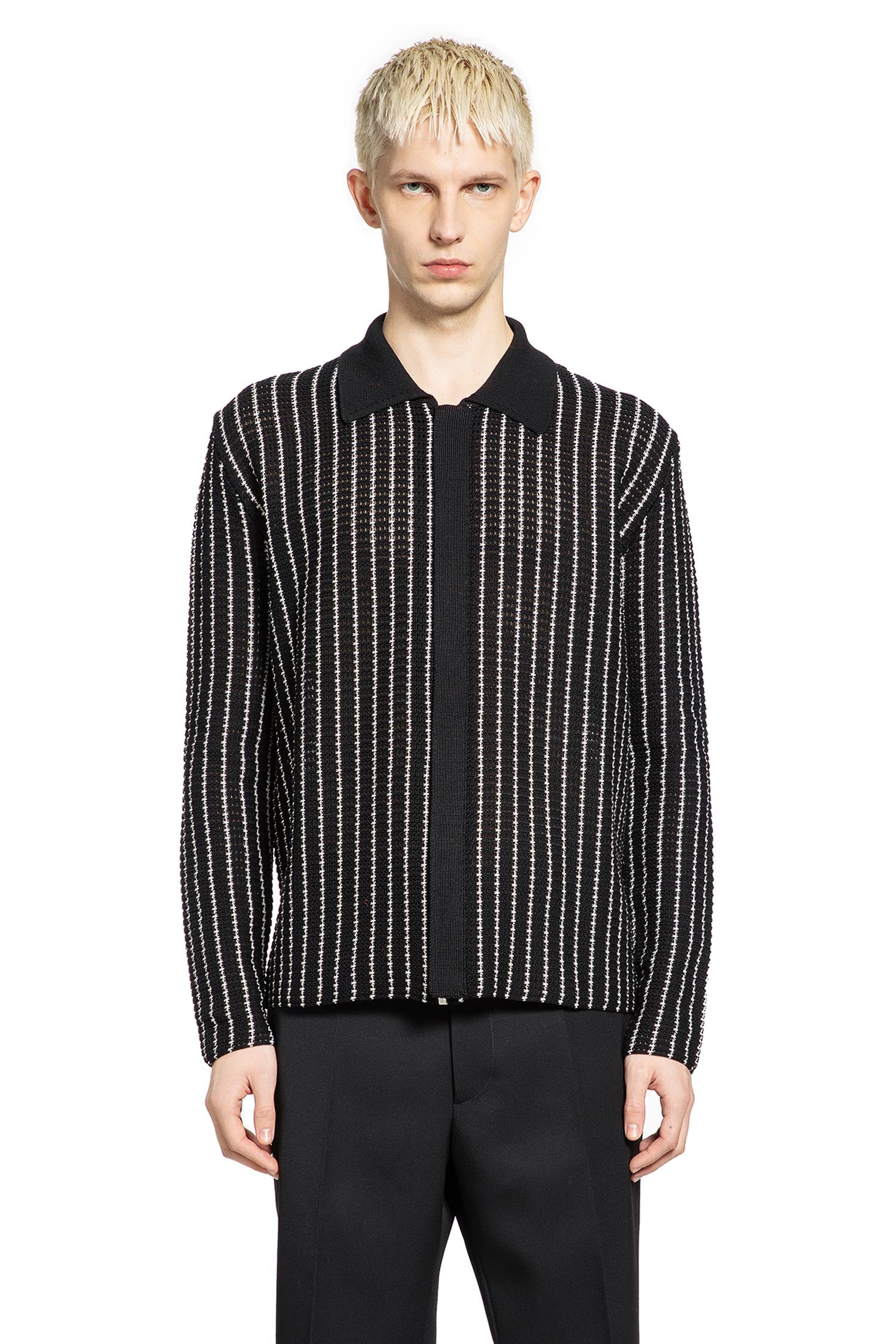 Zip-up Cotton Cardigan