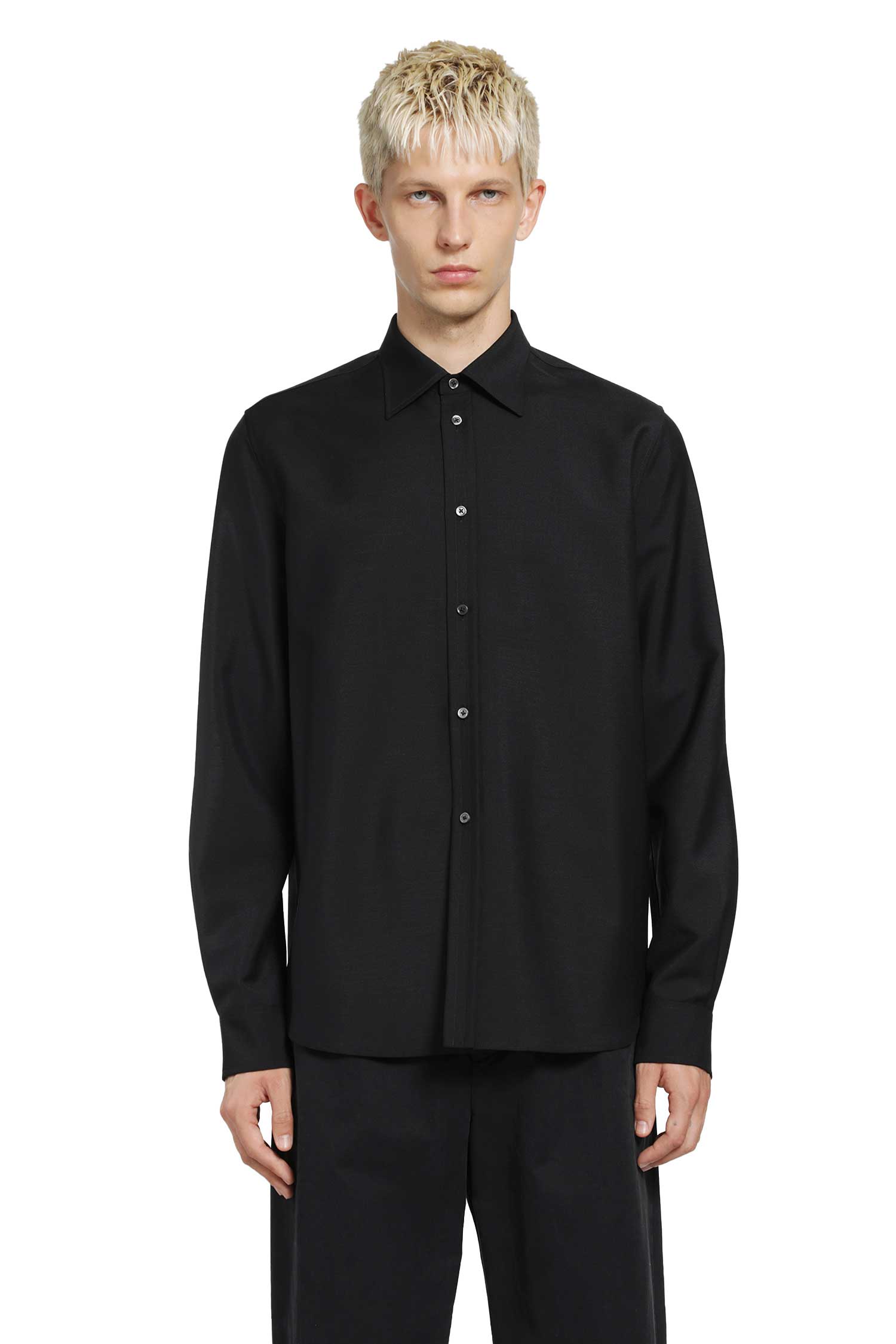 Wool Mohair Canvas Shirt