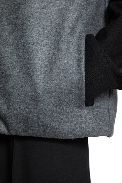 Gilet matelassé en laine Melton 