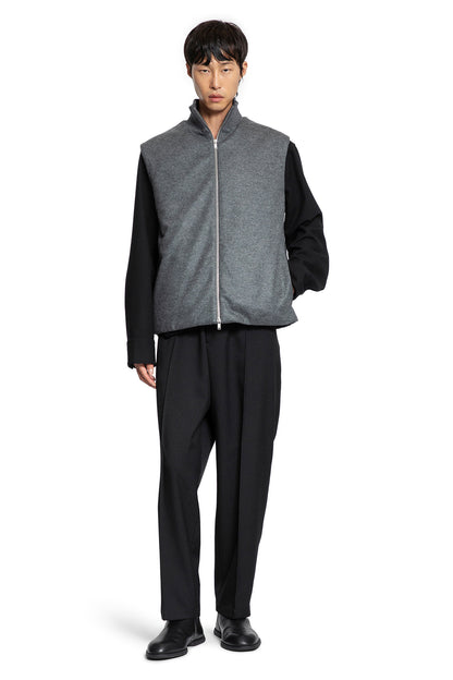 Gilet matelassé en laine Melton 