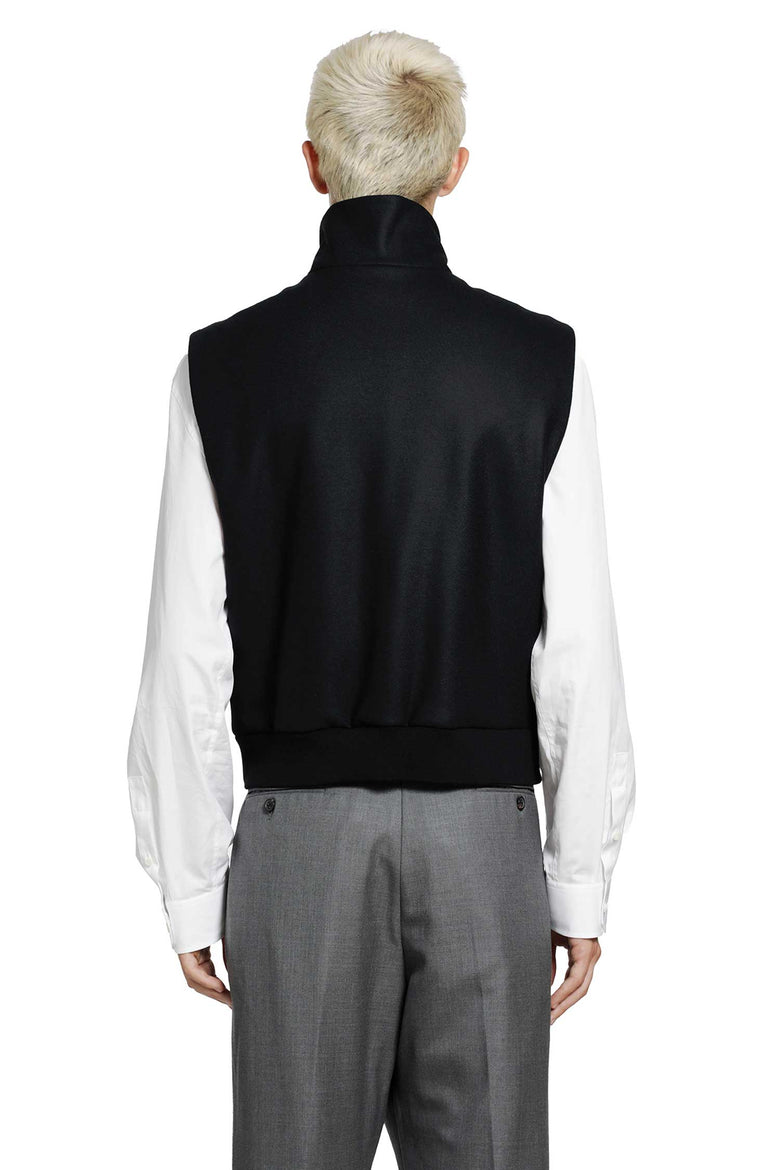 JIL SANDER Wool Melton Padded Vest man