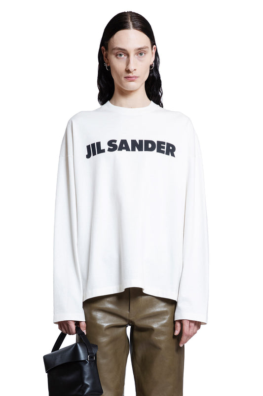 JIL SANDER MAN WHITE T-SHIRTS & TANK TOPS