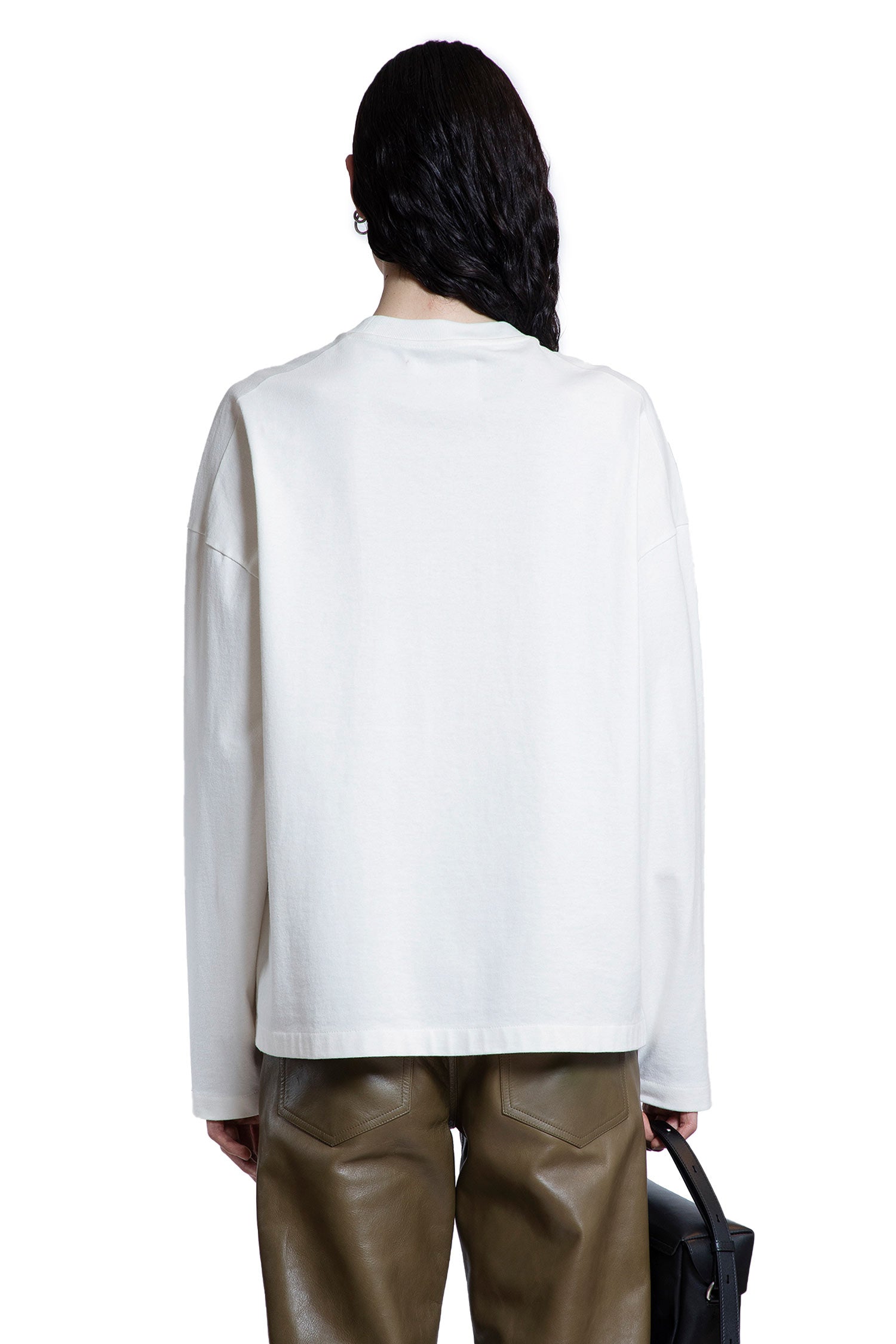 JIL SANDER MAN WHITE T-SHIRTS & TANK TOPS