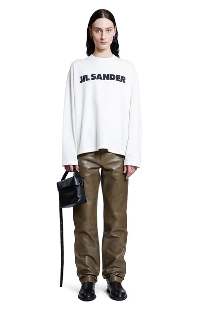 JIL SANDER MAN WHITE T-SHIRTS & TANK TOPS