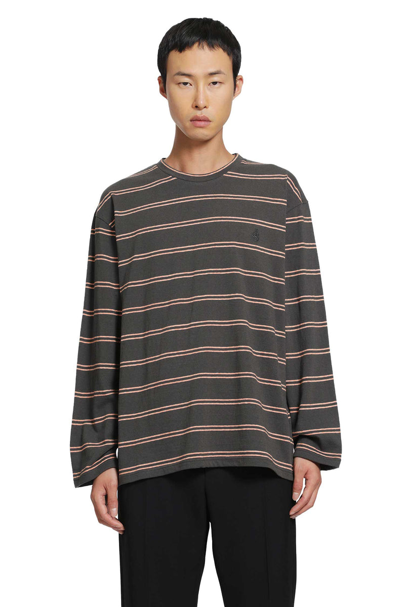 JIL SANDER Cotton Crewneck Long Sleeve T-Shirt man