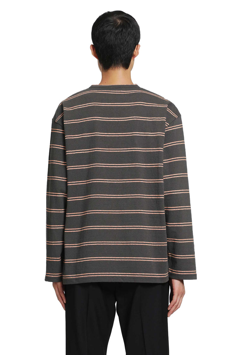 JIL SANDER Cotton Crewneck Long Sleeve T-Shirt man