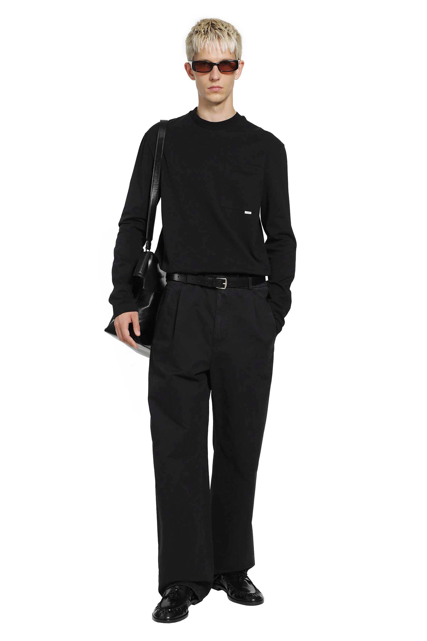 JIL SANDER Chest Pocket Long Sleeve T-Shirt man