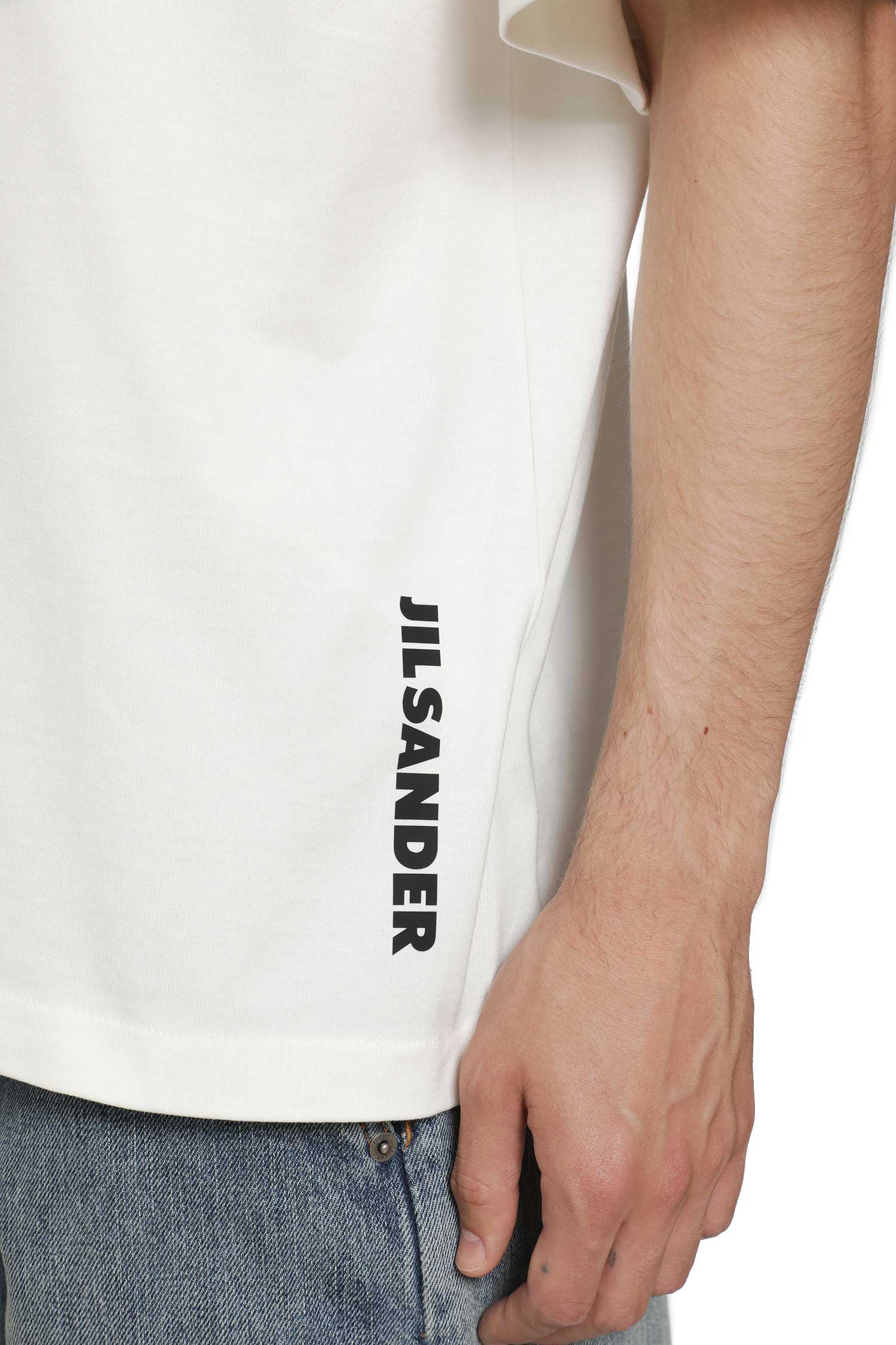 JIL SANDER Cotton Crewneck T-Shirt man