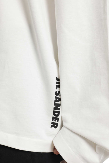 Cotton Crewneck Long Sleeve T-Shirt
