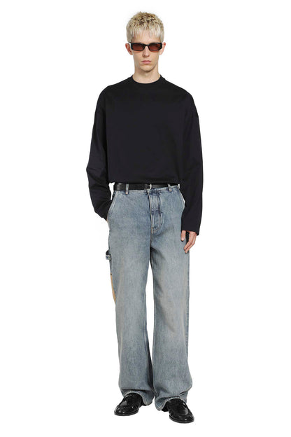 Cotton Crewneck Long Sleeve T-Shirt