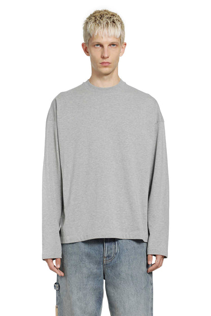 Vertical Logo Cotton Long Sleeve T-Shirt