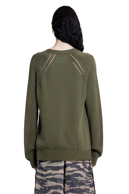 JIL SANDER MAN GREEN KNITWEAR