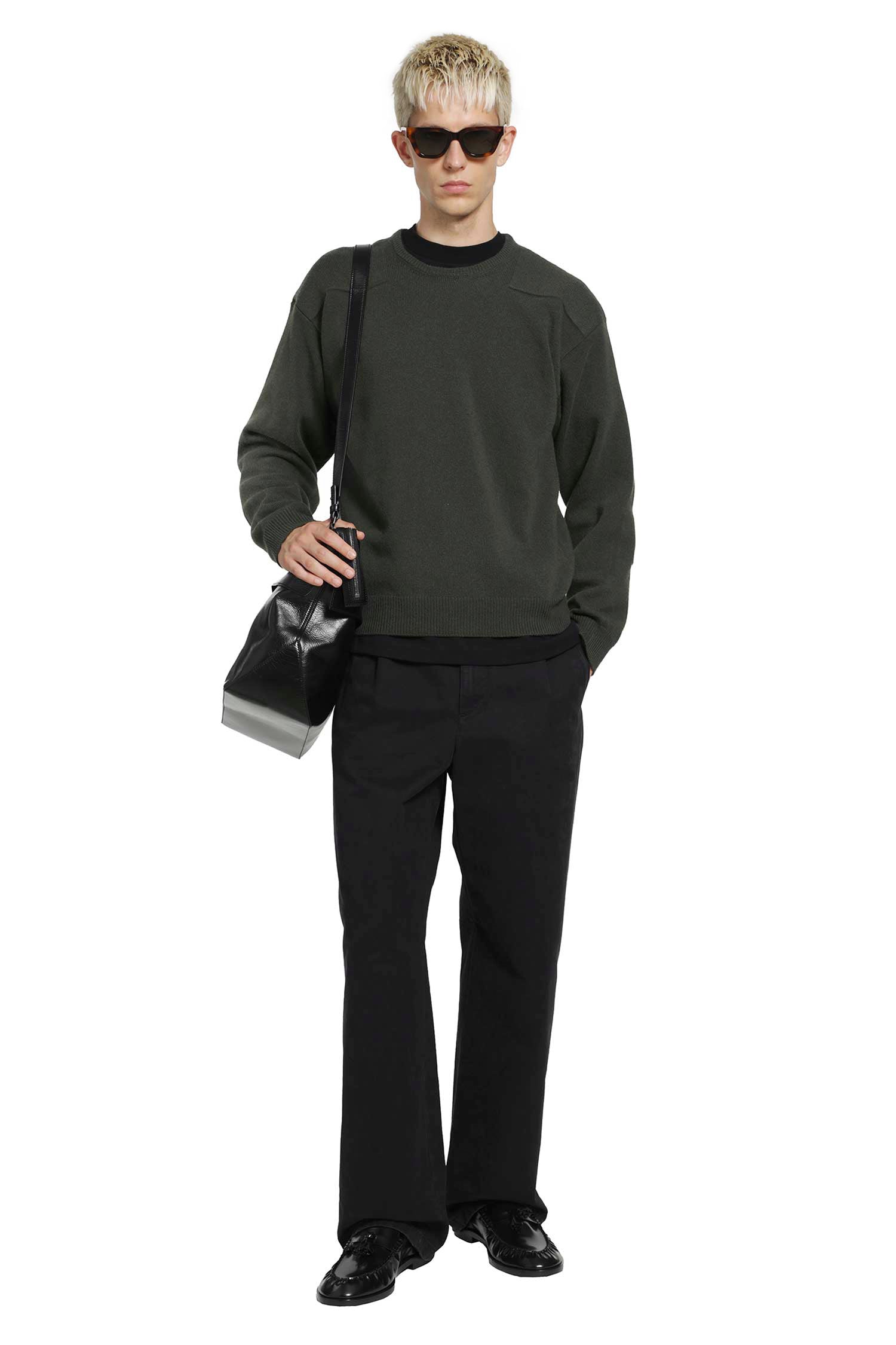 JIL SANDER Wool Blend Crewneck Sweater man