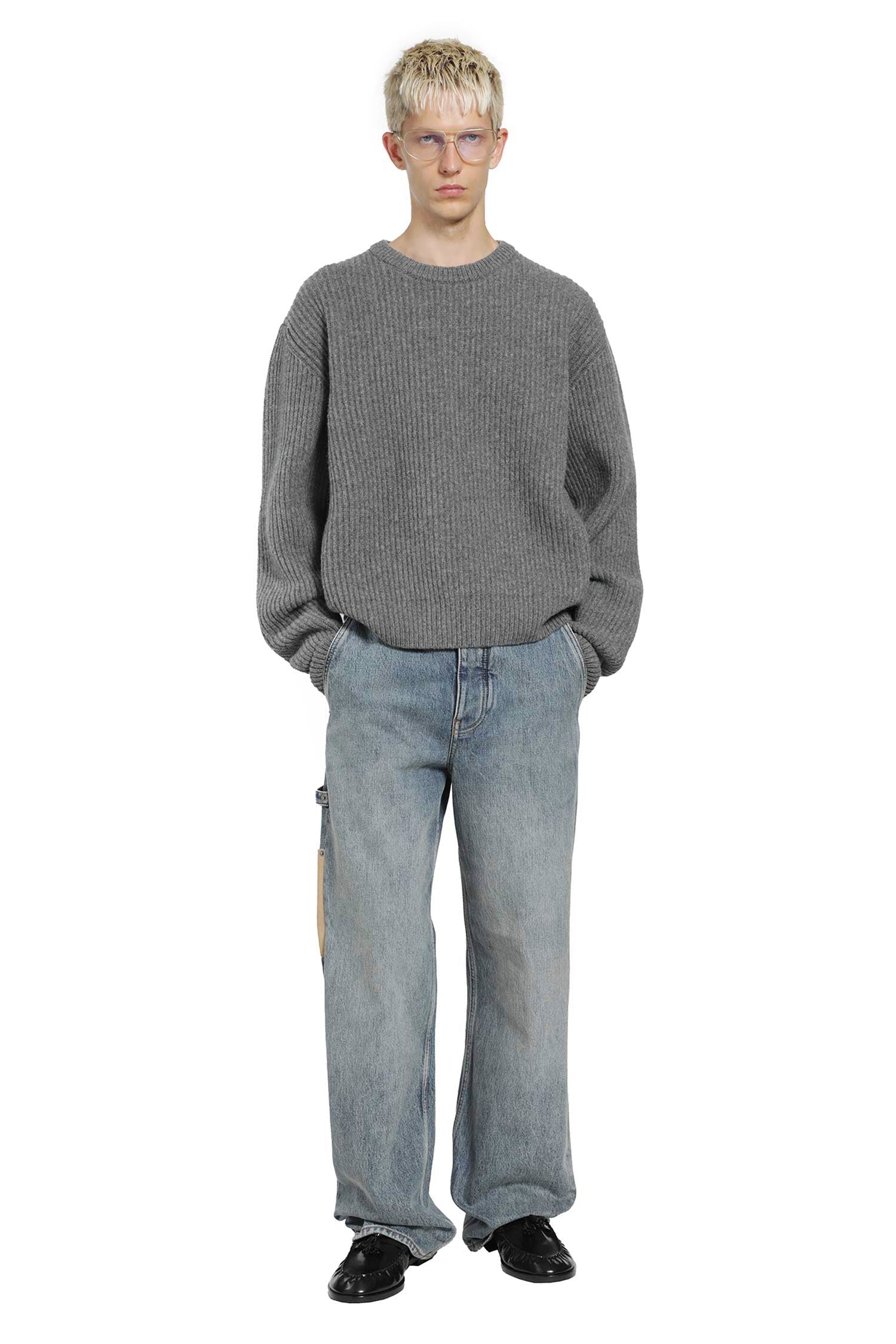 JIL SANDER Wool Crewneck Sweater man