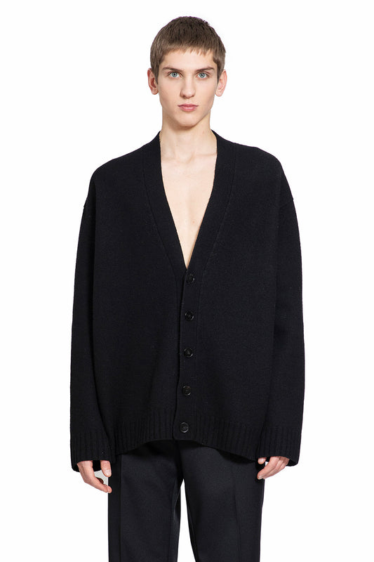 JIL SANDER MAN BLACK KNITWEAR