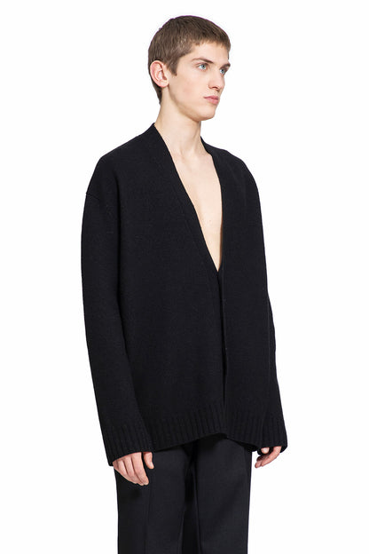 JIL SANDER MAN BLACK KNITWEAR