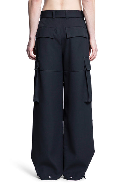 JIL SANDER MAN BLACK TROUSERS