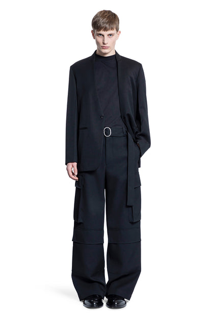 JIL SANDER MAN BLACK TROUSERS