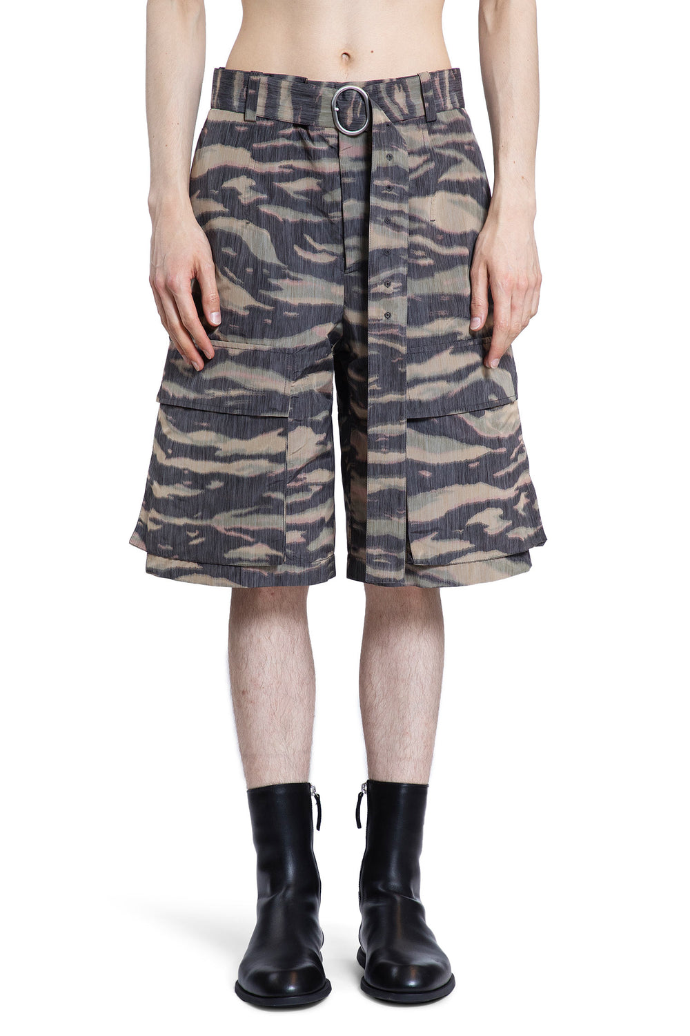 JIL SANDER MAN GREEN SHORTS & SKIRTS