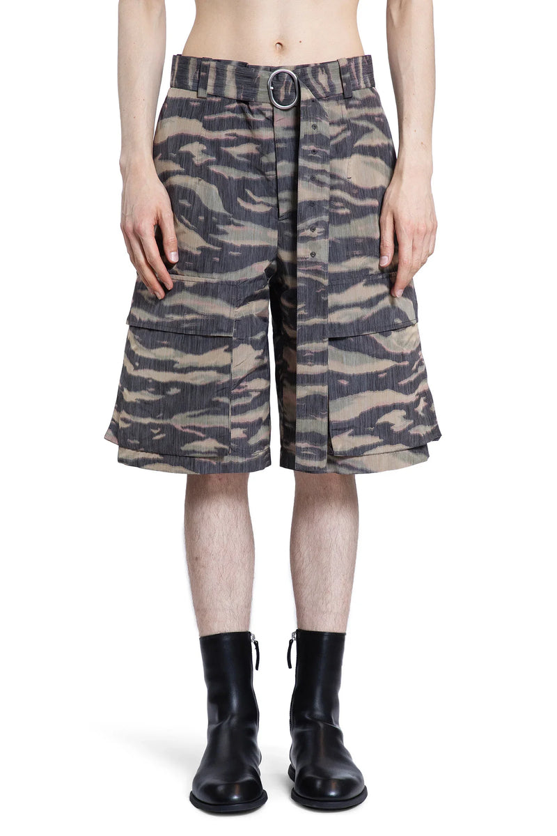 camouflage cargo shorts - Antonioli.eu