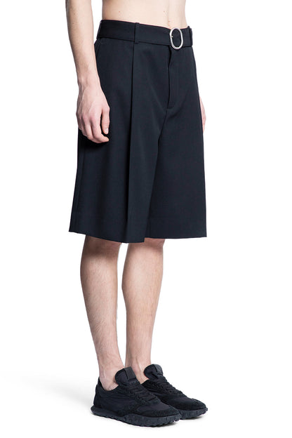 JIL SANDER MAN BLACK SHORTS & SKIRTS