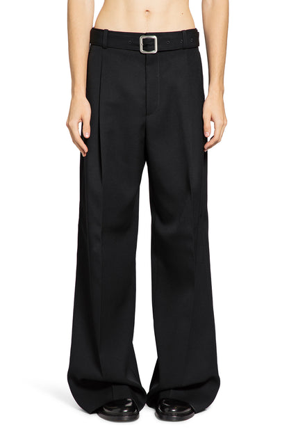 JIL SANDER MAN BLACK TROUSERS