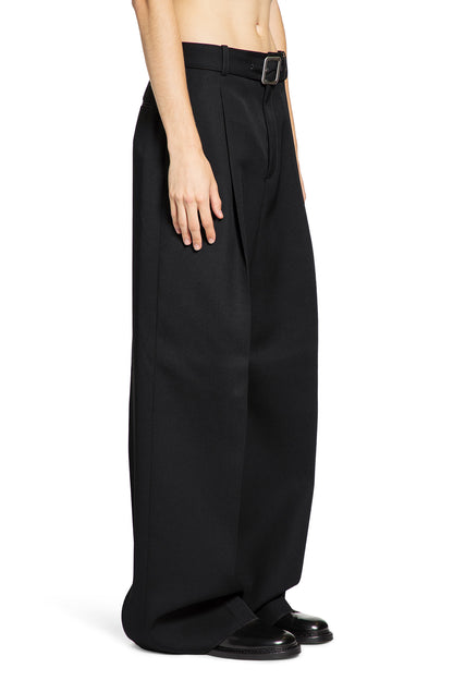 JIL SANDER MAN BLACK TROUSERS
