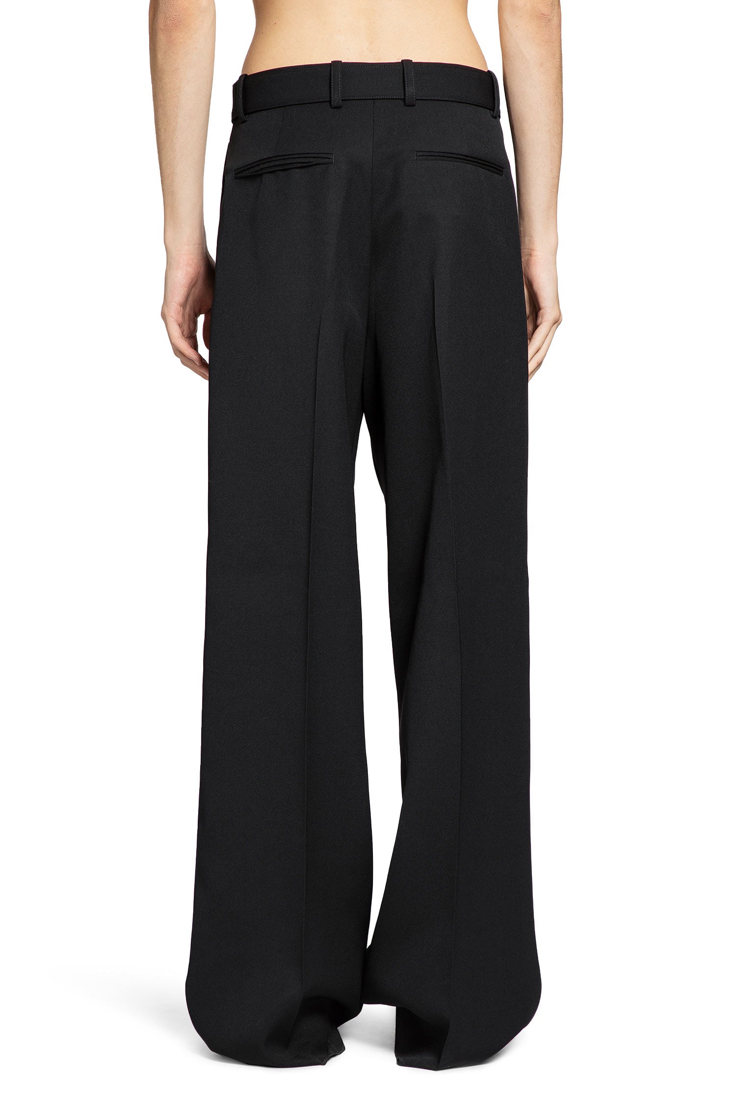 JIL SANDER MAN BLACK TROUSERS