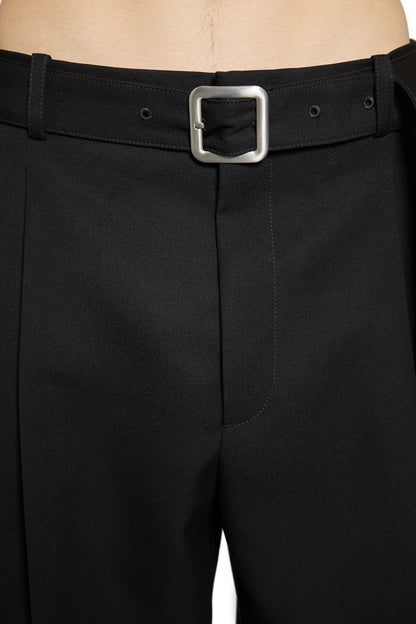 JIL SANDER MAN BLACK TROUSERS