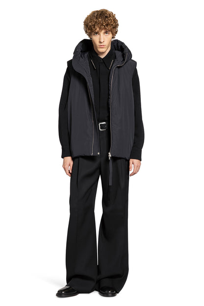 JIL SANDER MAN BLACK TROUSERS