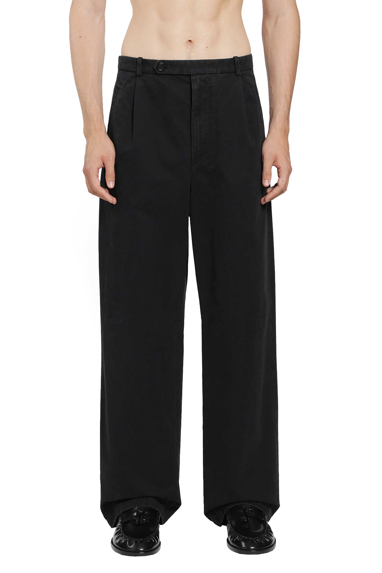 JIL SANDER Cotton Drill Trousers man