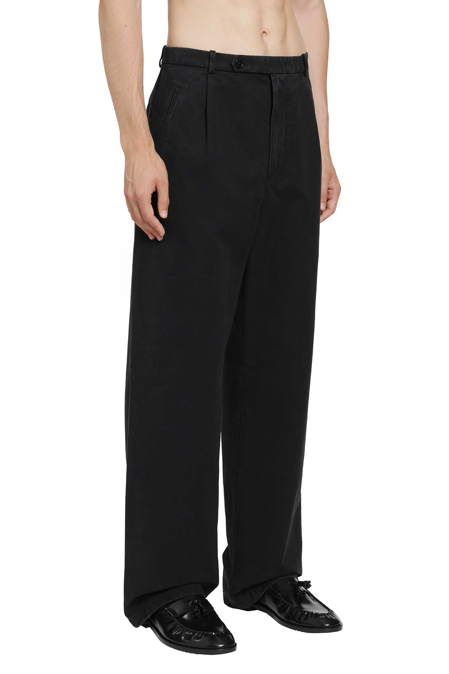 JIL SANDER Cotton Drill Trousers man